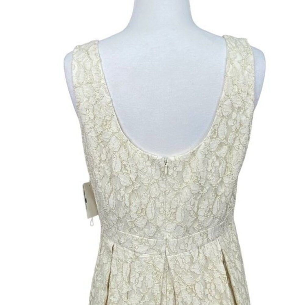 Aiden by Aiden Mattox Dress Size 12 NWT Ivory - Picture 5 of 7